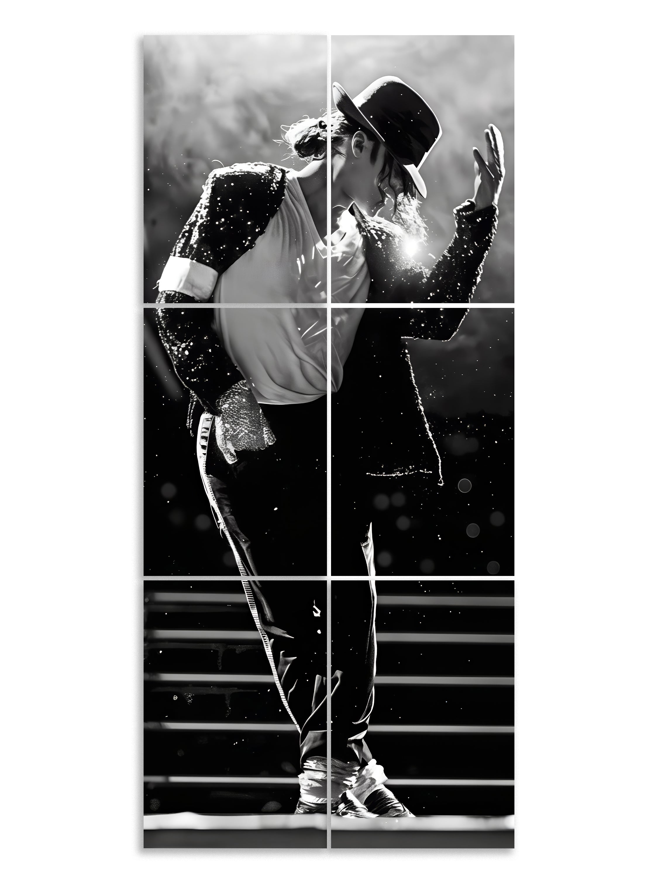 Michael Jackson 6 Panel Poster Art Lazywalls